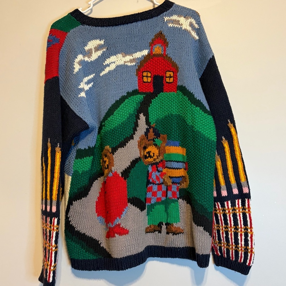 Alexandra Bartlett Multicolor Graphic Cardigan - Picture 5 of 9